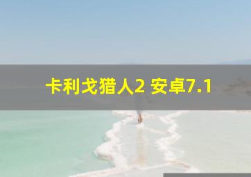 卡利戈猎人2 安卓7.1